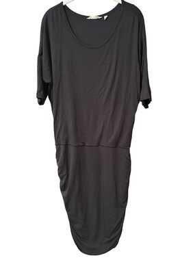 Athleta Black Scoop Neck Tee Dress